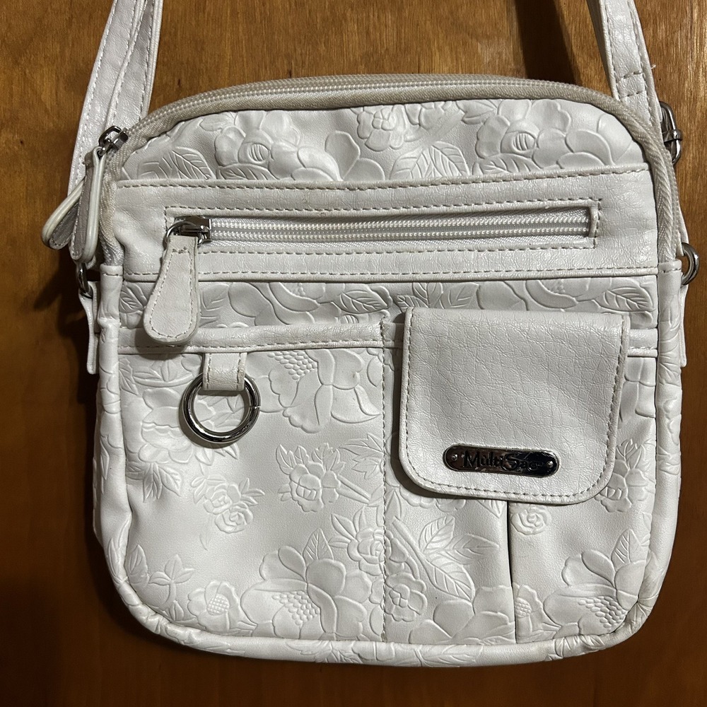 MultiSac White Floral Purse – Organizer‎ Style
